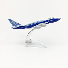 1/400 Scale Alloy Aircraft Boeing 747 Prototype 16cm Alloy Plane B747 Model Toys Children Kids Gift for Collection 2024 - buy cheap