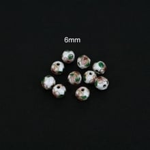 6mm Chinese Style Cloisonne Enamel Beads Mixed Color Fashion DIY Accessory 100PCS 2024 - buy cheap