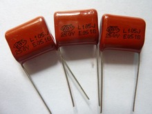 100pcs CBB 105 250V 105J CL21 1uF 1000nF P15 Metallized Polypropylene Film Capacitor 2024 - buy cheap