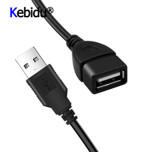 Kebidu USB 2,0 Мужской и Женский USB кабель 3 м удлинитель провода супер скорость синхронизации данных удлинитель кабель для ПК Клавиатура ноутбука 2024 - купить недорого