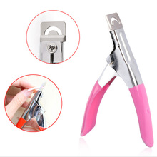 Nail Art Clipper Cutter UV Gel False Nail Tips Edge Cutters Stainless Steel U One Word Clippers Manicure Tool Hot Sale 2024 - buy cheap