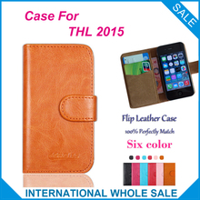 Thl 2015 de alta qualidade moda carteira de couro tampa Flip para THL 2015 + número de rastreamento 2024 - compre barato