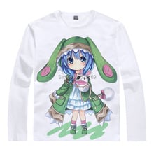 Camiseta de anime japonesa date a live, camisa de algodão para cosplay de anime kurumi tokisaki kotor itbitch 2024 - compre barato