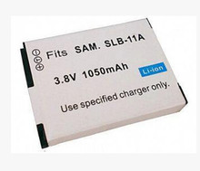 Запасная аккумуляторная батарея для камеры SLB-11A SLB 11A SLB11A для SAMSUNG WB1000 TL320 TL240 HZ30W WB610 WB2000 TL350 2024 - купить недорого