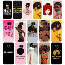 274H Melanin Poppin fashion Soft TPU Silicone Cover Case for samsung Galaxy s6 s6 s7 edge s8 s9 plus case 2024 - buy cheap