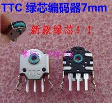 1pc original TTC mouse encoder mouse decoder feel fine precision life 5 million times 7mm green core 2024 - buy cheap