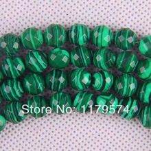 Accessory Crafts Parts Fitting Wholesale Beautiful New Charming 8MM Green Faceted Loose Beads Strand DIY Chalcedony Parts 15inch 2024 - buy cheap