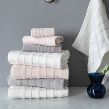 2019 новое полотенце для душа 100% хлопок Марлевое полотенце набор белый, серый, розовый пляжное полотенце 3 шт./компл. Japenese стиль домашнее мягкое полотенце для купания 2024 - купить недорого