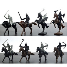 Brinquedo de soldados para crianças e adultos, modelo mini de brinquedos de 28 cores, cavaleiros, brinquedos medieval para crianças e adultos 2024 - compre barato