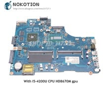 NOKOTION для Dell Inspiron 15R 5537 материнская плата для ноутбука VBW00 LA-9981P CN-0K5RR0 K5RR01 SR170 I5-4200U CPU HD8670M gpu 2024 - купить недорого