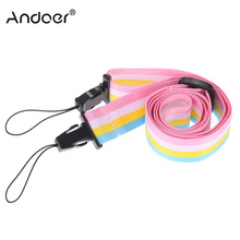 Andoer Adjustable Colorful Rainbow Comfortable Camera Neck Strap for Fujifilm Instax Mini 8 70  Instant Film Camera 2024 - buy cheap