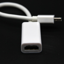 Переходник Mini DP в HDMI-совместимый, мини-порт дисплея, конвертер порта Thunderbolt Для Macbook Pro Air проектора для ТВ 2024 - купить недорого