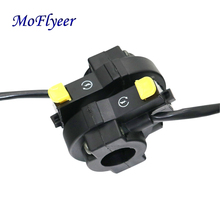 MoFlyeer-botón de encendido y apagado para manillar de motocicleta, arranque de bocina, ATV, 7/8 pulgadas 2024 - compra barato