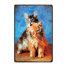 [Kelly66] восхитительные котики; Металлический знак олова плакат домашний Декор Бар настенная живопись 20*30 см Размеры y-2173 2024 - купить недорого