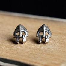 New Arrival Solid 925 Sterling Silver Mask Stud Earrings Fashion Ear Piercing Jewelry Brand Small Gift 2024 - buy cheap