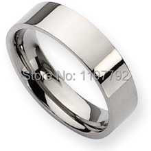 Joyería de moda para hombres, anillos de acero de titanio, banda de boda, tamaño de EE. UU. 4,5 a 15, ajuste cómodo, 6mm 2024 - compra barato