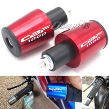 Para Honda CBF1000 CBF 1000 2006 2007 2008 2009 Acessórios Da Motocicleta 7/8 ''22 MM Guiador Grips Handle Bar Cap Plugues finais 2024 - compre barato