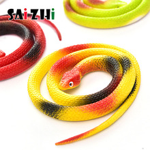 Saizhi Novelty Halloween Gift Tricky Funny Spoof Toys Simulation Soft Scary Fake Snake Horror Toy For Party Event SZ2649 2024 - buy cheap