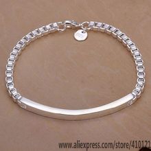 Wholesale High Quality Jewelry Bridal 925 Sterling Silver Fashion For Women Best Gift SMTH079 Charm Fashion Box Bracelets 2024 - buy cheap