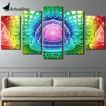 ArtSailing 5 panel art HD Printed psychedelic statues Painting children's room decor print poster picture Free shipping/ny-2702 2024 - buy cheap