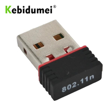 Kebidumei-adaptador WiFi de 150M, antena de WiFi USB, tarjeta de red inalámbrica de ordenador, 802.11n/g/b LAN, adaptadores de antena wi-fi 2024 - compra barato