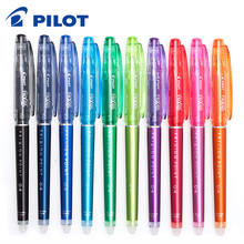Caneta piloto caneta de gel frixion com agulha apagável 0.4mm, japão, 10 peças de canetas em gel 2018 2024 - compre barato