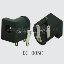 Free shipping 100pcs/lot DC-005C DC connector PCB mounting DIP general  female PIN1.0/1.3*O.D.3.5 DC power jack 2024 - buy cheap