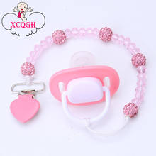 XCQGH Attache Sucette Baby Pacifier Clips Chain Nipple Belt Teether Toy Pacifier Holder Clip For Nipple Baby Safe Soother Chain 2024 - buy cheap