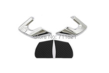 Chrome Steering Wheel Insert With Carbon Fiber Inlay For VW Golf MK6 2024 - buy cheap