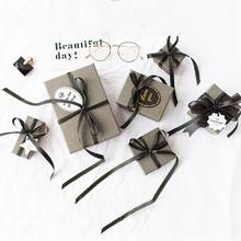 1pc Christmas High Quality Mysterious Gray Gift Box Beloved Valentine's Day Paper Gift Bag Creative Wedding Jewelry Box Packing 2024 - buy cheap