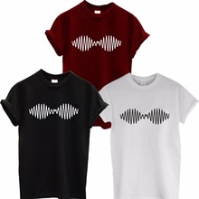 Футболка Arctic Monkeys Sound Wave, футболка, топ, рок-группа, концертный альбом, футболка, футболка, унисекс, больше размеров и Color-A197 2024 - купить недорого
