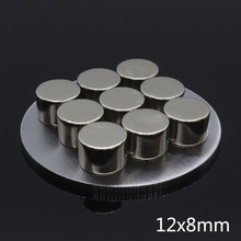 5Pcs 12 x 8 mm N35 Super Strong Permanent Magnets Rare Earth Neodymium Magnet 12*8 Disc Round strong magnetic magnet 2024 - buy cheap