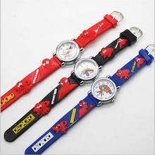 Relojes de moda de spiderman para niños, reloj de dibujos animados, de cuarzo, de goma, 3d, regalo de hora, gran oferta 2024 - compra barato