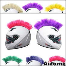 1x Biker Helmet Punk Hawks Racing Helmet Dirt Bike Motorbike Colorful Mohawk For Ski Snowboard Paintball Race Helmet Fur Mohawk 2024 - buy cheap