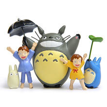 Realmente! Totoro tonari no totoro, figuras de ação de 1cm a 6cm 5 tamanhos 2024 - compre barato