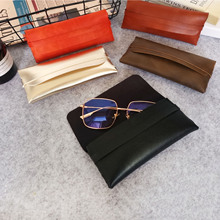 Fashion Hot Sale Men Women Portable Glasses Case Magnetic PU Leather Fold-able Glasses Box For Eyeglass Sunglasses 2024 - buy cheap