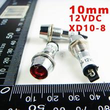 10mm 220 VAC Red Signal led Lndicator lights Red Pilot lamp F10  XD10-8-220V 10PCS/Lot 2024 - buy cheap