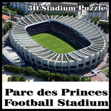 Clever&Happy 3d puzzle model Parc des Princes stadium model Paris Saint-Germain souvenir paper material 2024 - buy cheap