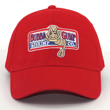 Bubba gump camarão co. bordado boné de beisebol algodão ajustável gump bonés hip hop snapback chapéu atacado 2024 - compre barato