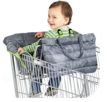 WATERPROOF 2-in-1 Baby Shopping Cart Cover & High Chair Covers with Safety Harness for Babies & Toddler 2024 - buy cheap