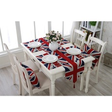 Moderno e minimalista britânico union jack bandeira placemat isolamento esteira mesa corredor pano decoração para casa/casamento/presentes de natal 2024 - compre barato