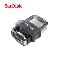 Dual OTG USB Flash Drive SanDisk USB 3.0 Mini Pen Drives 32GB 16GB 128GB 64GB PenDrives for PC and Android phones FREE shipping 2024 - buy cheap