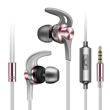 Auriculares intrauditivos con cable, audífonos estéreo con Subwoofer, auriculares de música con micrófono de 3,5mm para teléfono inteligente Android, iPh 2024 - compra barato