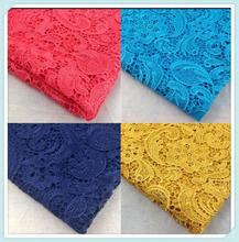 Free shipping high-grade,120cm three-dimensional Hollow out  water soluble lace fabric Diy embroidery accessory 2024 - buy cheap