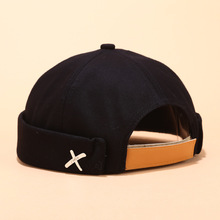 Gorra sin ala Retro para hombre, gorro ajustable, transpirable, de marinero, Hip Hop, con letra X 2024 - compra barato