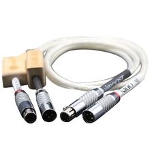 Cable balanceado Hifi XLR de fibra de carbono, amplificador de enchufe XLR de 3 pines, reproductor de CD y DVD, altavoz, cable de interconexión de Audio 2024 - compra barato
