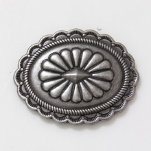 (KBO04) 50pc  South Western Concho Size 1-7/8" (5cm)*1.5''(3.8cm) Antique-Silver 2024 - buy cheap