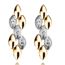 Aaaa + strass grão trigo design ouro dropshipping brinco marca feminina romântico moda jóias qualidade encantos presentes 2024 - compre barato