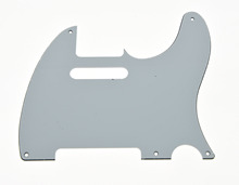 KAISH Vintage TL Style 5 Holes Guitar Pickguard White 3 Ply 2024 - buy cheap