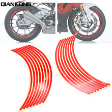 Motorcycle Wheel Sticker Reflective Decals Rim Tape Bike Car Styling For honda CB1000R CBR600RR CBR125R CB600F kawasaki DRZ400S 2024 - buy cheap